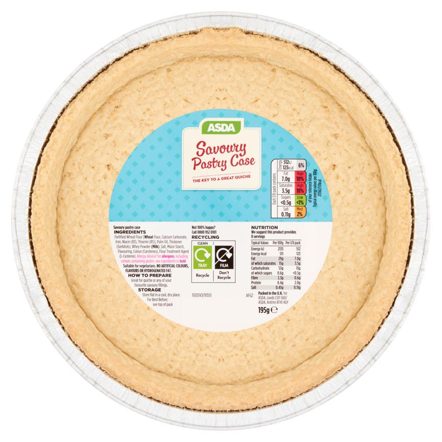 ASDA Savoury Pastry Case - McGrocer