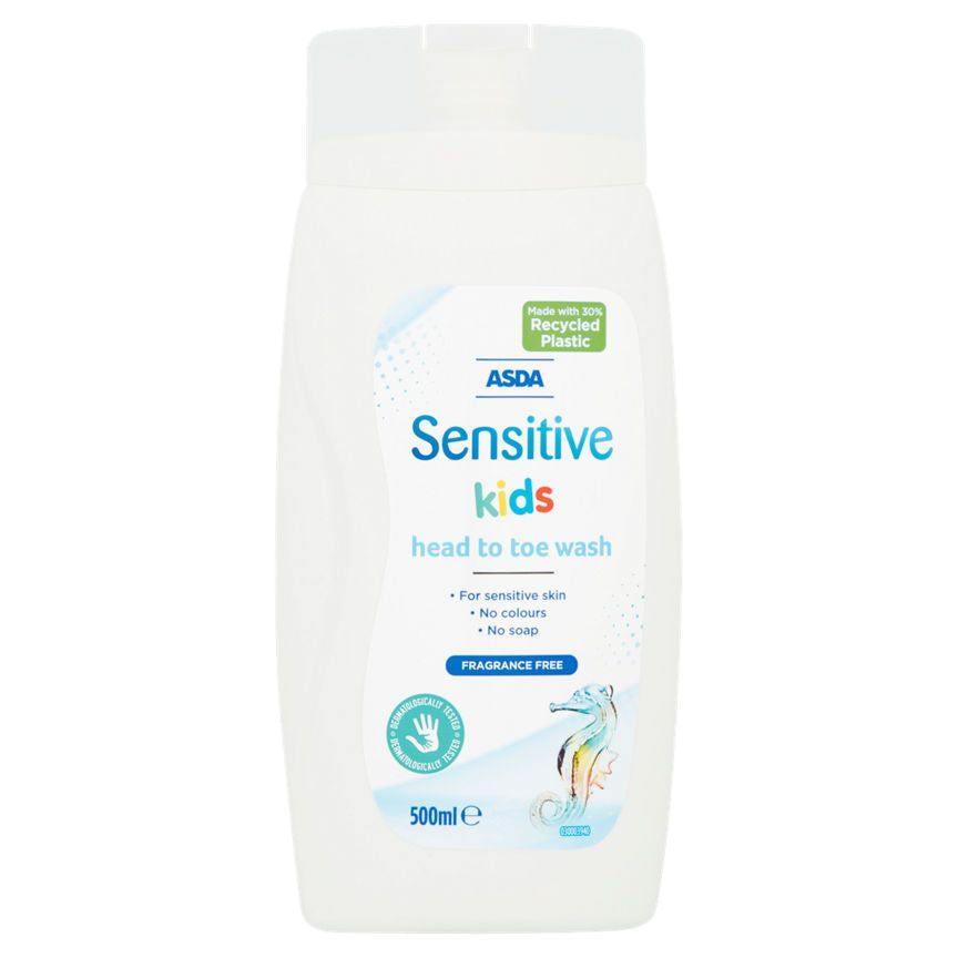 ASDA Sensitive Kids Head to Toe Wash - McGrocer