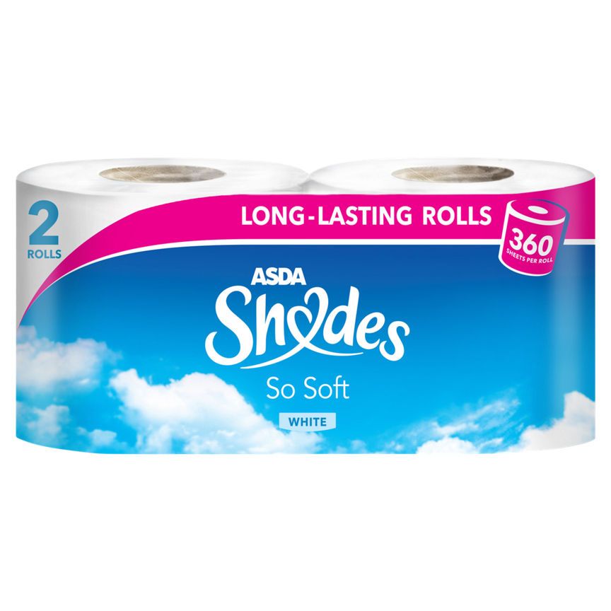 ASDA Shades So Soft Toilet Tissue 2 Rolls - McGrocer