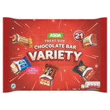 ASDA Treat Size Chocolate Bar Variety 21 Pack - McGrocer