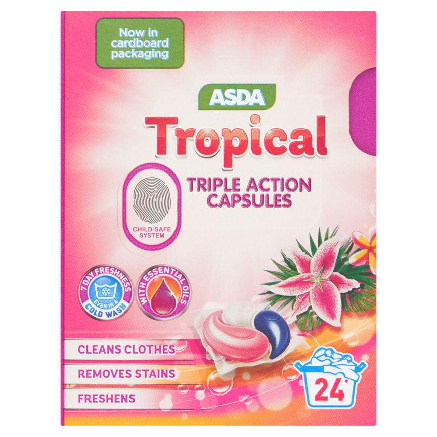 ASDA Tropical Triple Action Capsules 24 x 13g (312g) - McGrocer