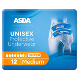 ASDA UNISEX Super Absorbent Underwear Incontinence Pants Medium - McGrocer