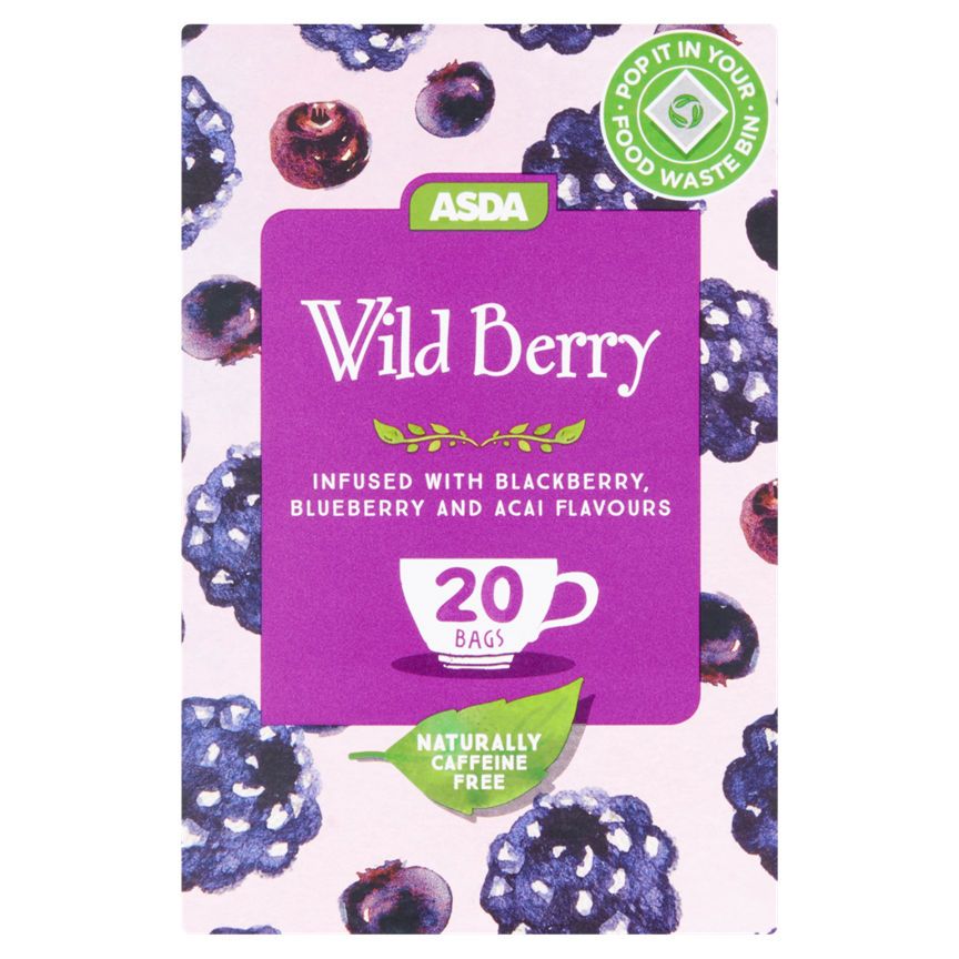 ASDA Wild Berry 20 Tea Bags - McGrocer