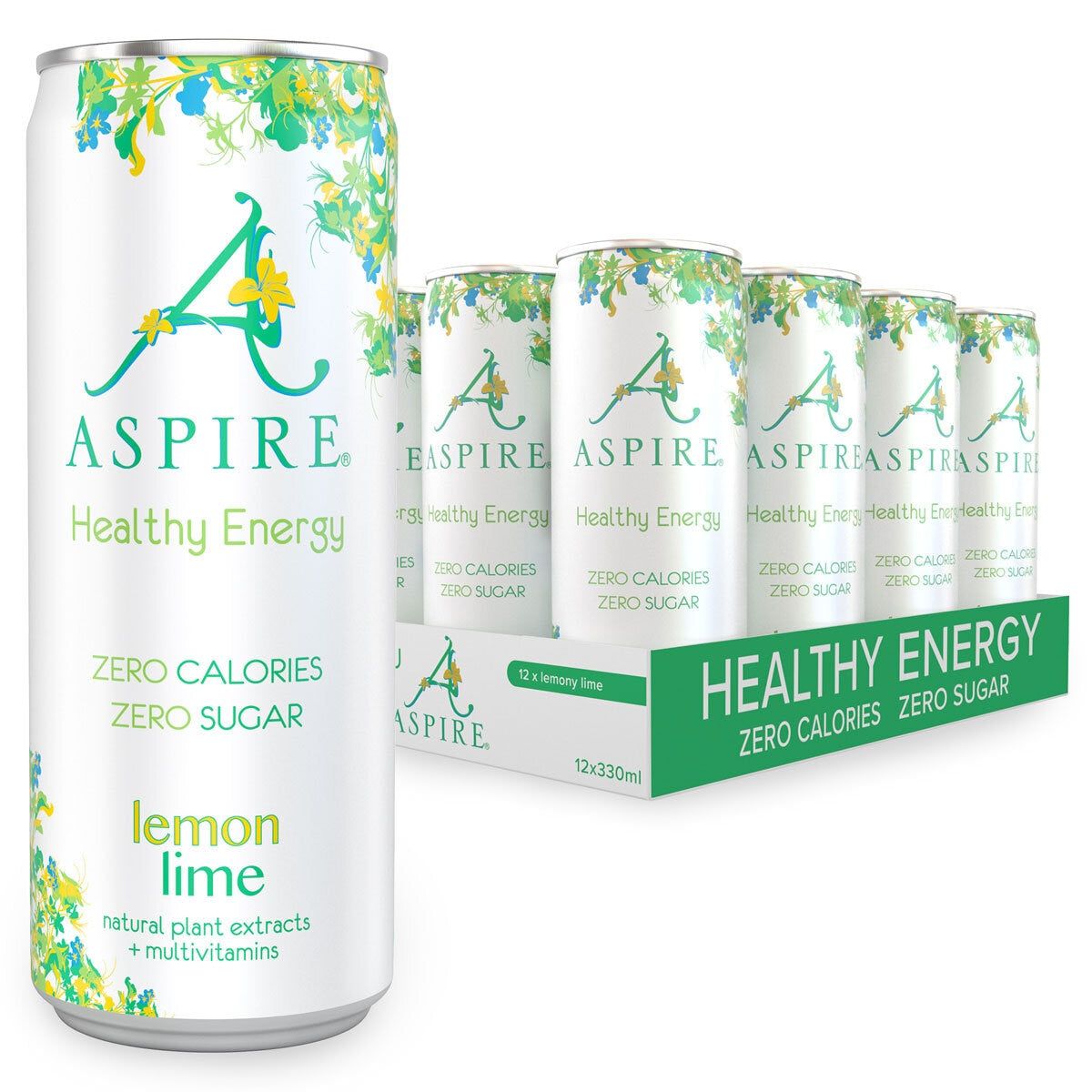 Aspire Lemon & Lime, 12 x 330ml - McGrocer