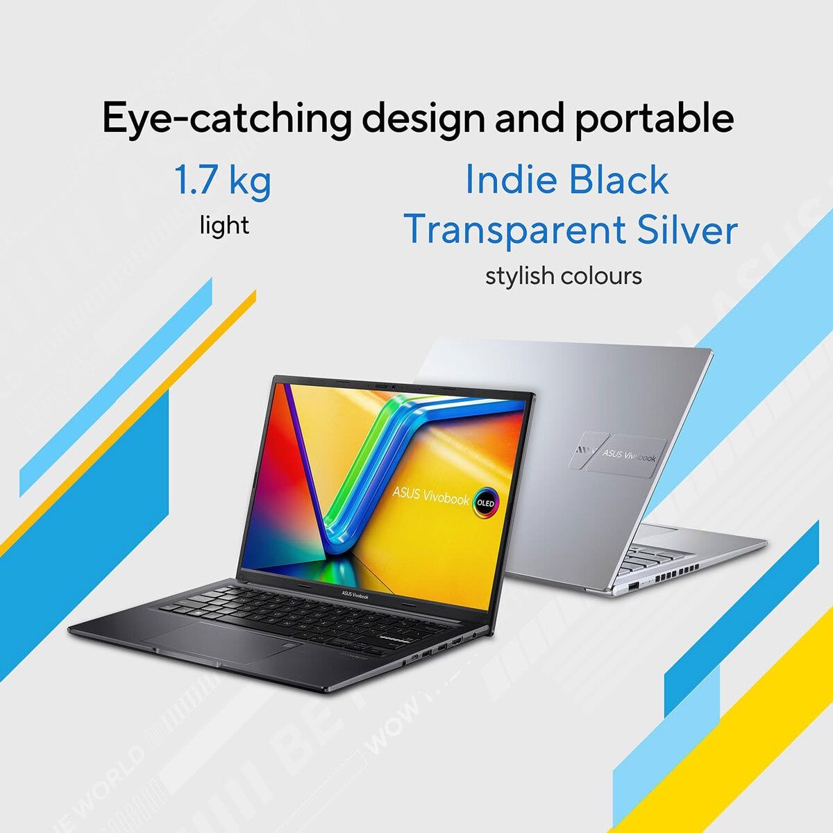 ASUS Vivobook, Intel Core i5, 16GB RAM, 1TB SSD, 15.6 Inch OLED Laptop, X1505VA-MA577W - McGrocer
