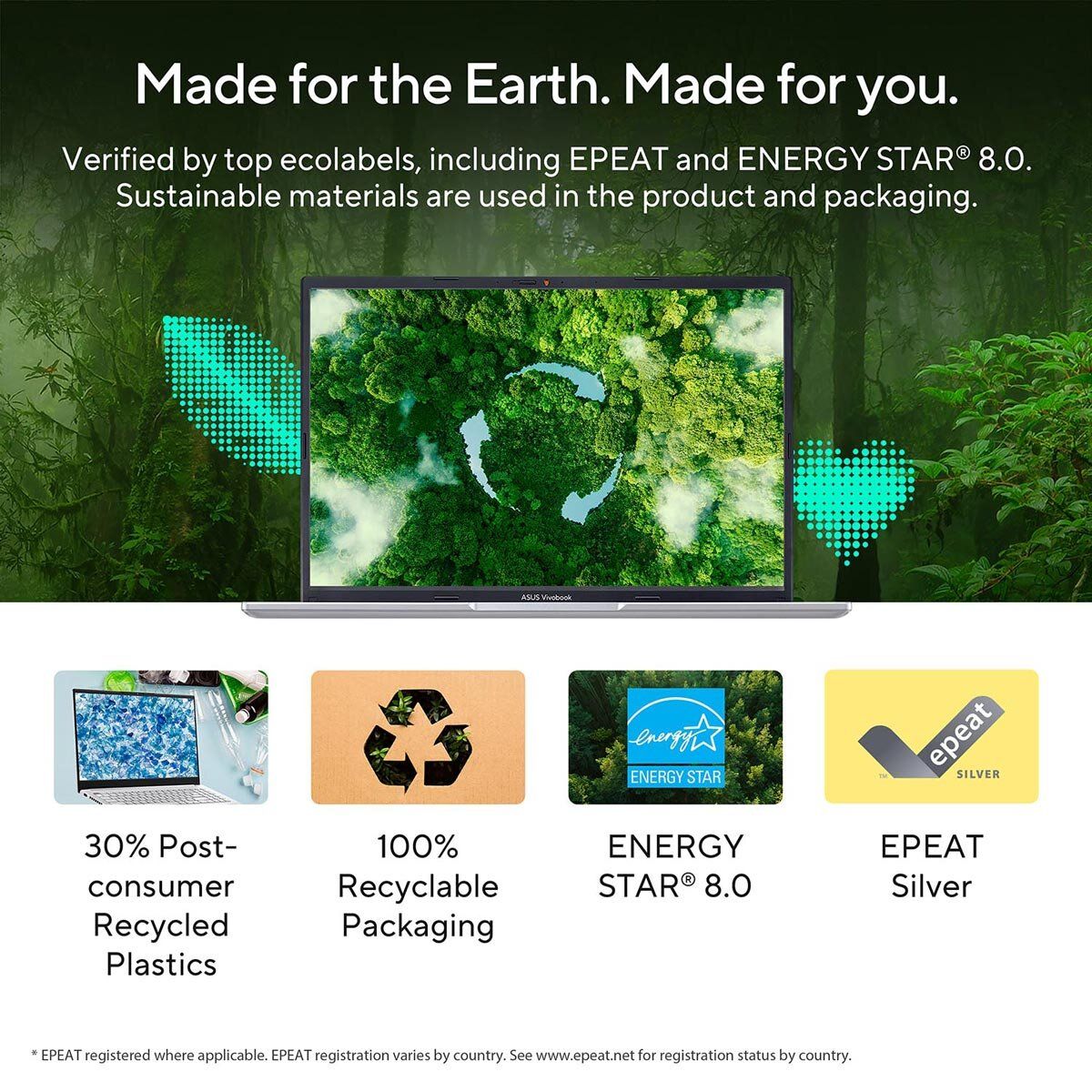 ASUS Vivobook, Intel Core i5, 16GB RAM, 1TB SSD, 15.6 Inch OLED Laptop, X1505VA-MA577W - McGrocer