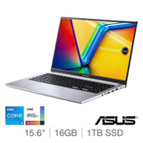 ASUS Vivobook, Intel Core i5, 16GB RAM, 1TB SSD, 15.6 Inch OLED Laptop, X1505VA-MA577W - McGrocer