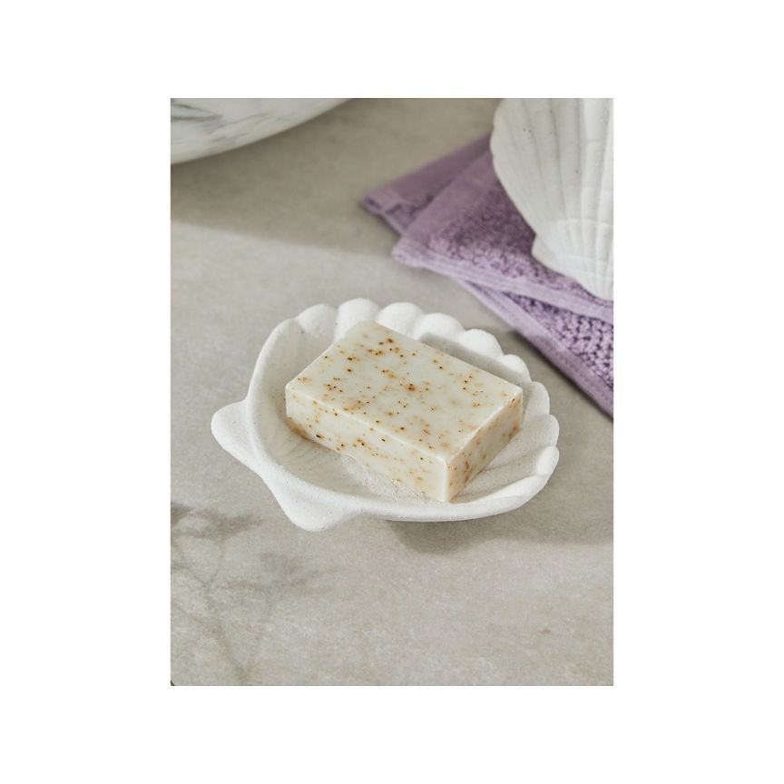 At Home with Stacey Solomon Cream Shell Soap Dish - McGrocer