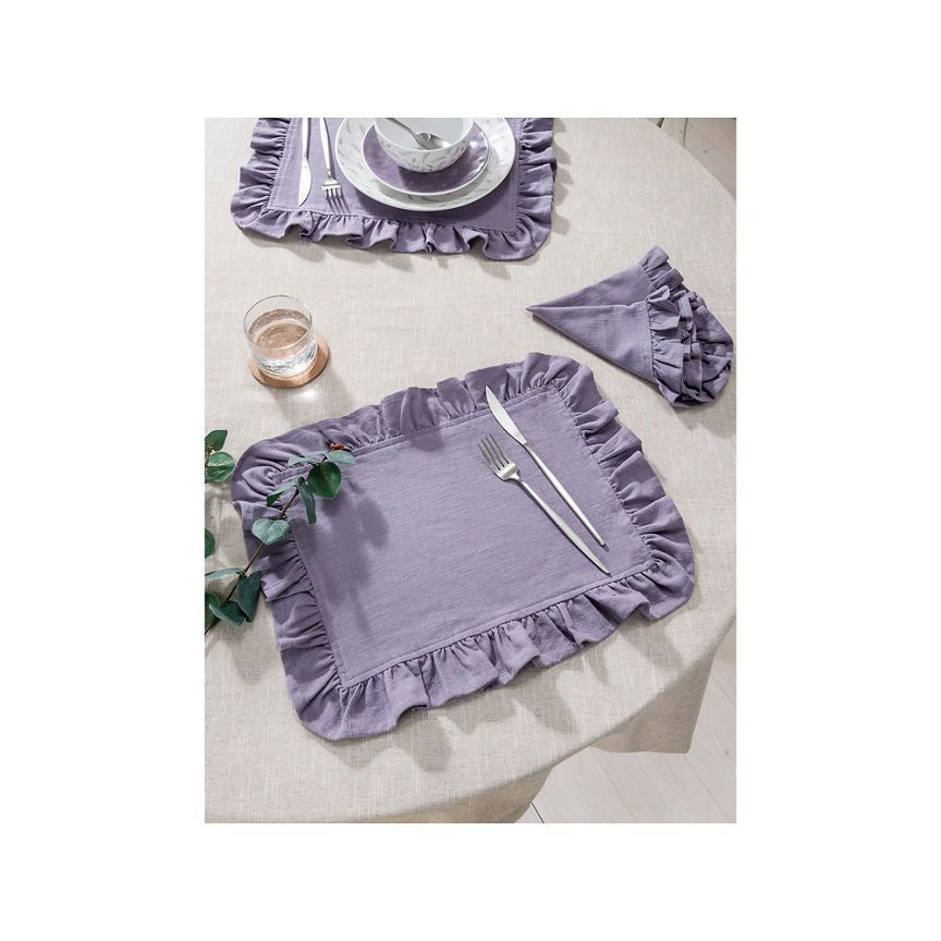 At Home with Stacey Solomon Ruffled Placemats - Set of 2 - McGrocer