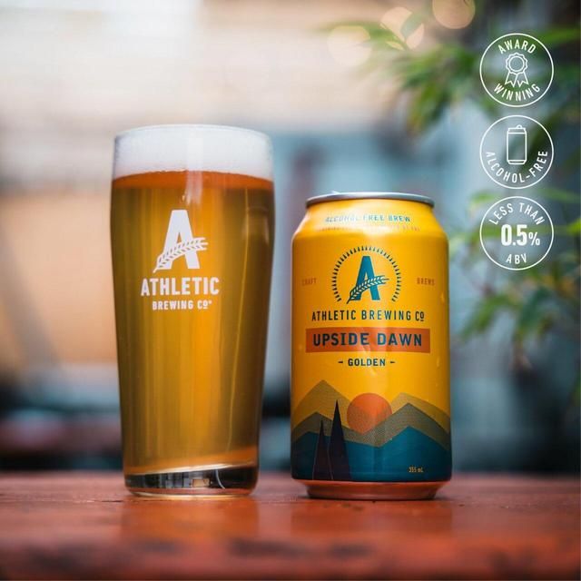 Athletic Brewing Co Upside Dawn Pale Ale Alcohol Free   4 x 355ml - McGrocer