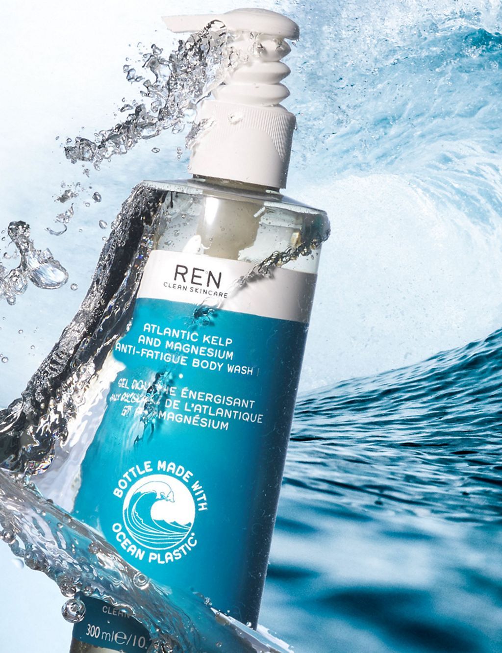 Atlantic Kelp & Magnesium Anti-Fatigue Body Wash 300ml - McGrocer