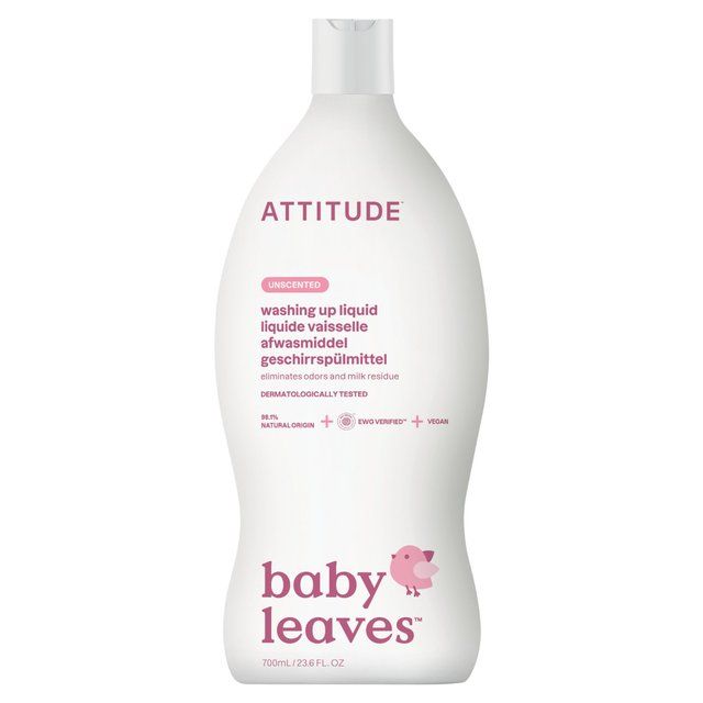 Attitude Little Ones Washing Up Liquid Fragrance Free   700ml - McGrocer