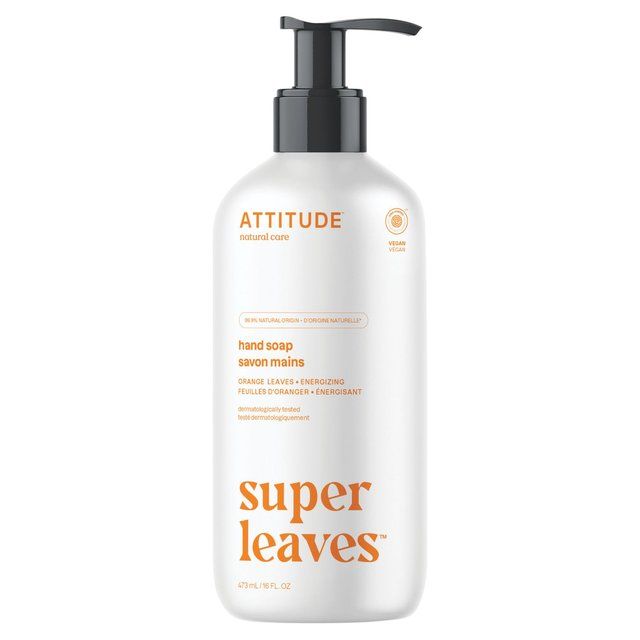 Attitude Super Leaves Hand Soap Orange Leaves   473ml - McGrocer
