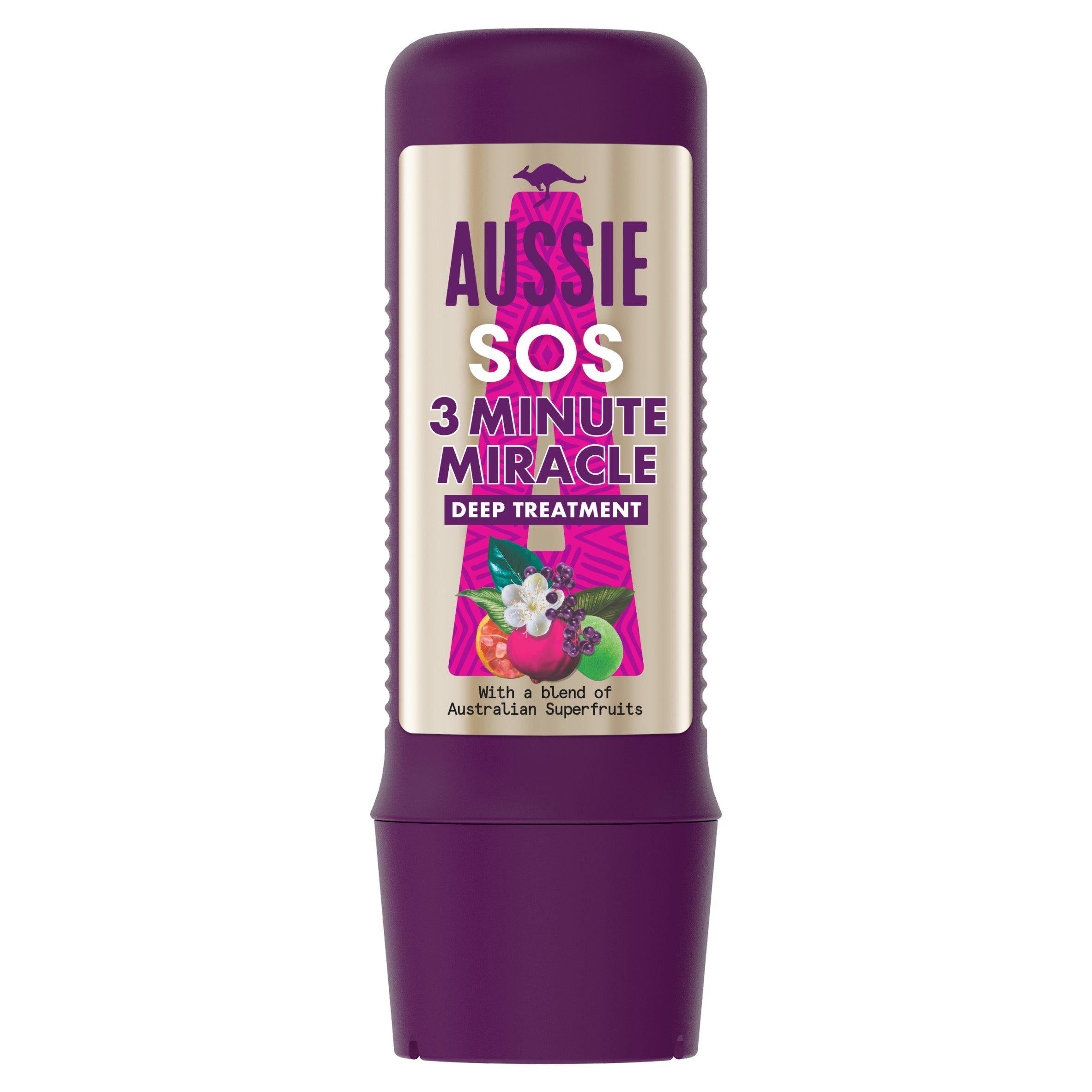 Aussie 3 Minute Miracle SOS Deep Hair Treatment 225ml - McGrocer