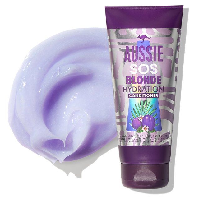 Aussie Blonde Hydration Purple Hair Conditioner For Blonde and Silver Hair   200ml - McGrocer