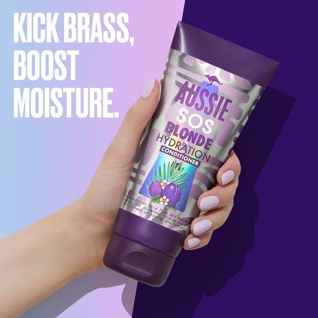 Aussie Blonde Hydration Purple Hair Conditioner For Blonde and Silver Hair   200ml - McGrocer
