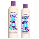 Aussie Miracle Moist Shampoo 675ml and Conditioner, 470ml - McGrocer