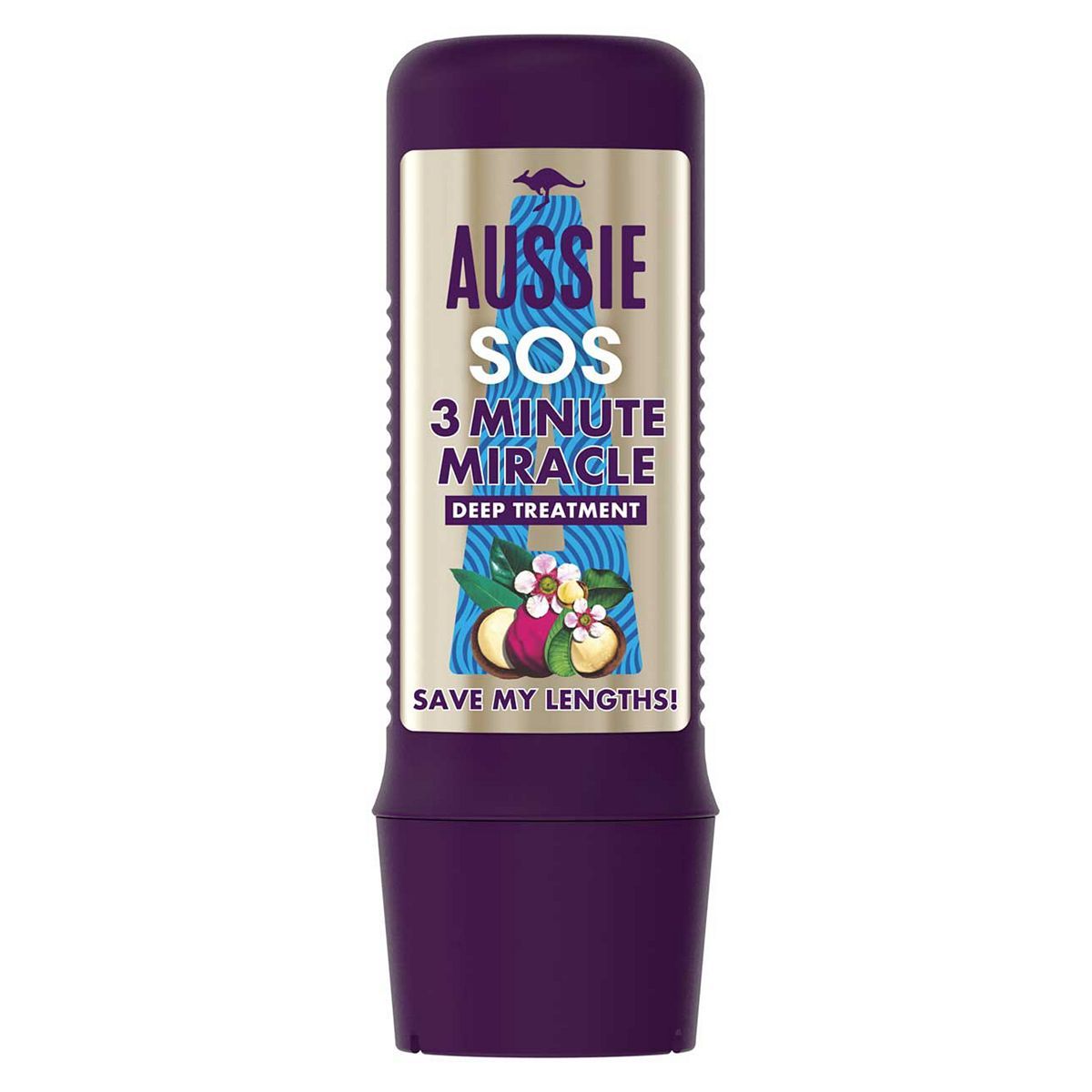 Aussie SOS Save My Lengths! 3 Minute Miracle Deep Hair Mask, 225ml - McGrocer