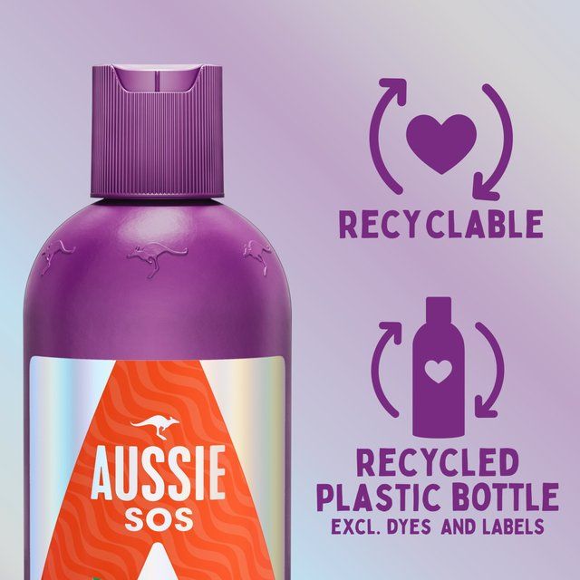 Aussie Sos Strength & Length Shampoo    300ml - McGrocer