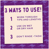 Aussie Work That Curl Hair Serum With Jojoba Seed Oil, 90ml - McGrocer