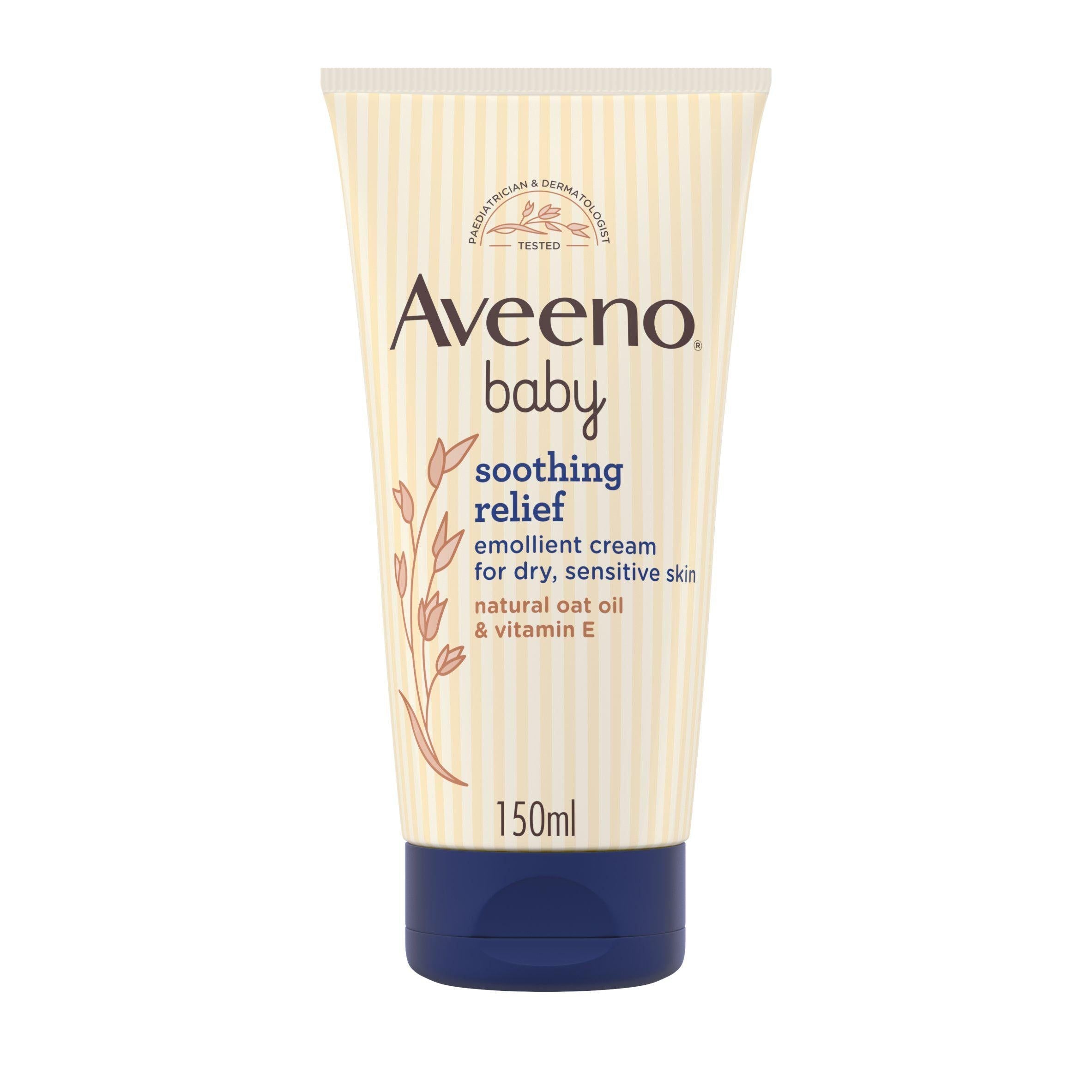 Aveeno Baby Soothing Relief Emollient Cream 150ml - McGrocer