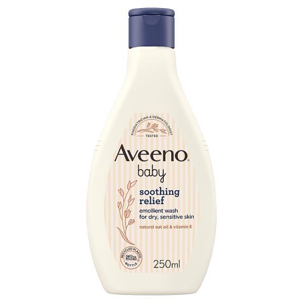 Aveeno Baby Soothing Relief Emollient Wash 250ml - McGrocer