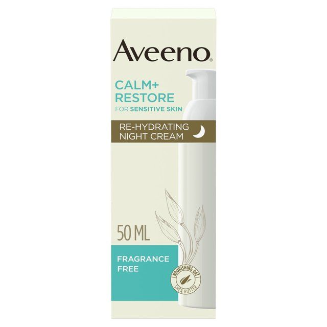 Aveeno Face Calm and Restore Night Cream   50ml - McGrocer
