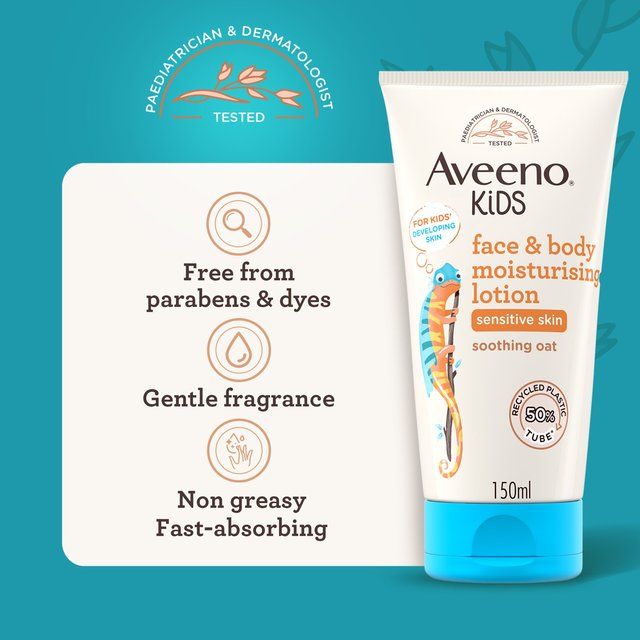 Aveeno Kids Face & Body Moisturising Lotion   150ml - McGrocer