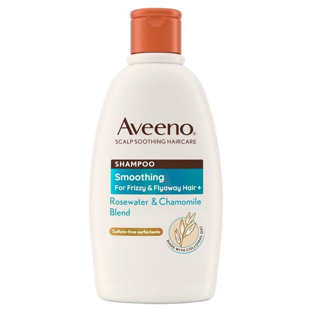 Aveeno Smoothing Rosewater & Chamomile Shampoo for Frizzy Flyaway Hair    300ml - McGrocer
