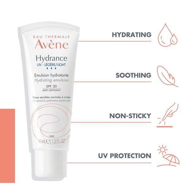 Avene Hydrance Light-UV Emulsion SPF30 for combination skin   40ml - McGrocer