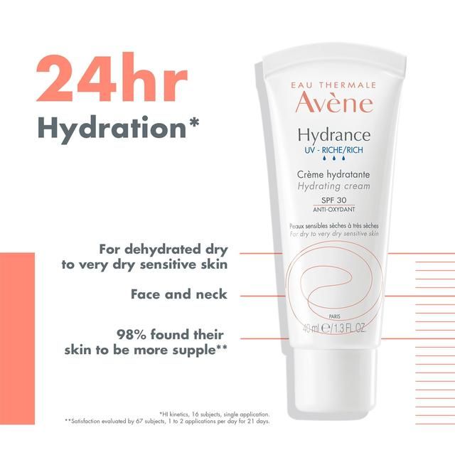Avene Hydrance Rich-UV Cream SPF30 for dry to very dry skin   40ml - McGrocer