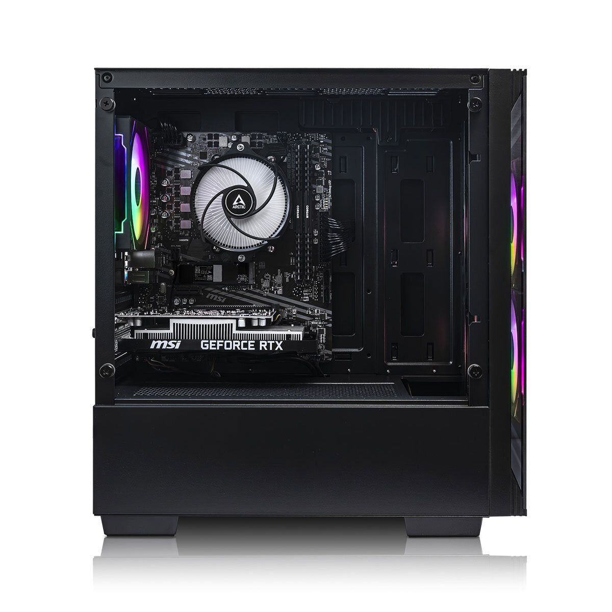 AWD-IT Defiant 3, AMD Ryzen 5, 16GB RAM, 1TB SSD, NVIDIA GeForce RTX 3050, Gaming Desktop PC - McGrocer