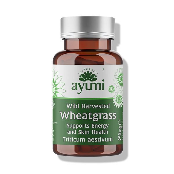 Ayumi Naturals Wheatgrass Vegan Capsules 60ct - McGrocer