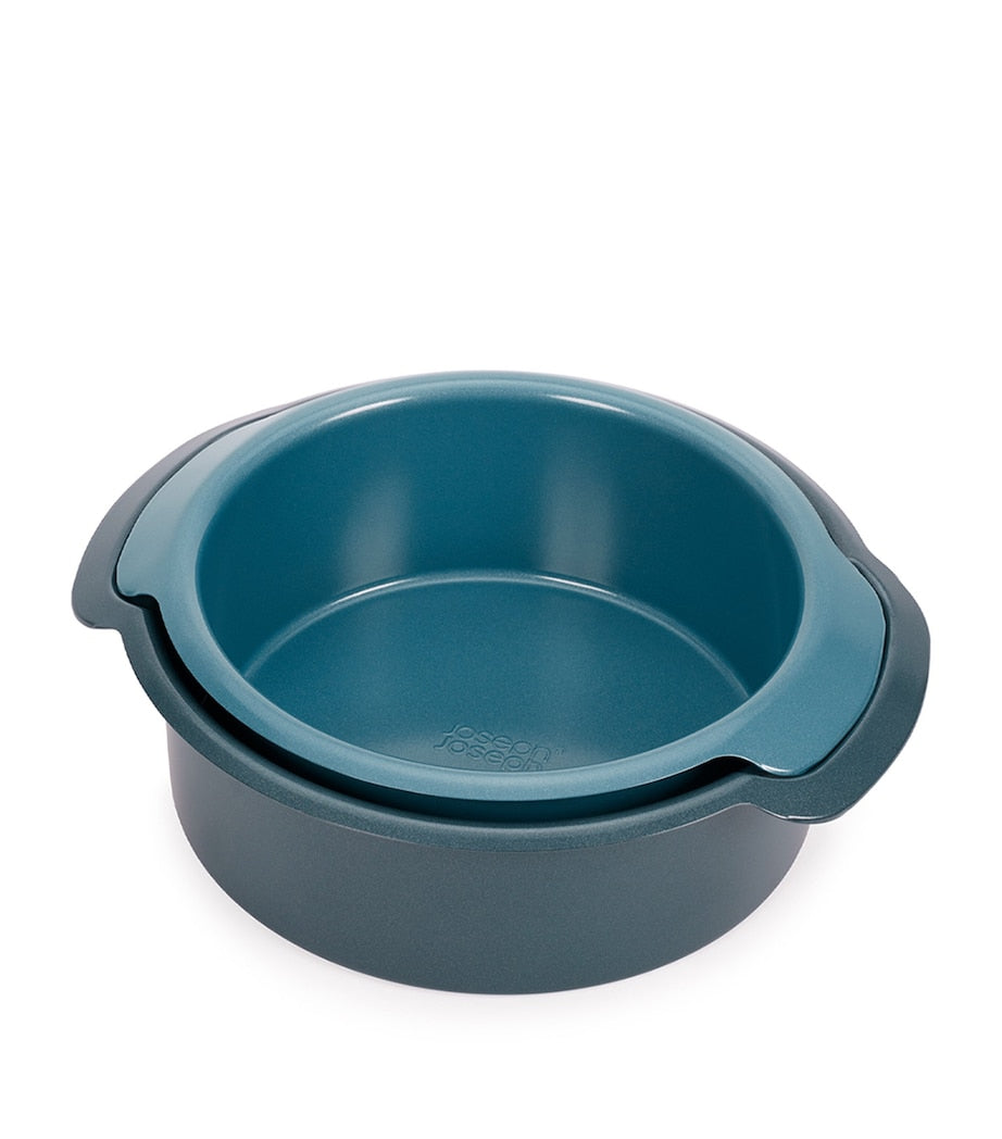 Joseph Joseph non-stick nest round cake tins set of two, UK version