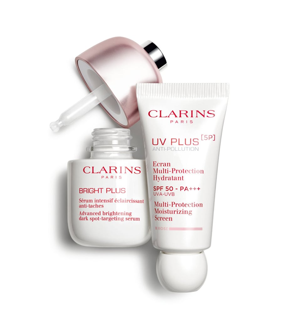 Clarins anti-pollution SPF 50 moisturising sunscreen with rose-pink tint 30ml - British product