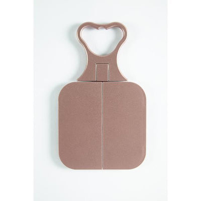Danielle Creations 3-Way Folding Travel Mirror Nude Makeup Mirror