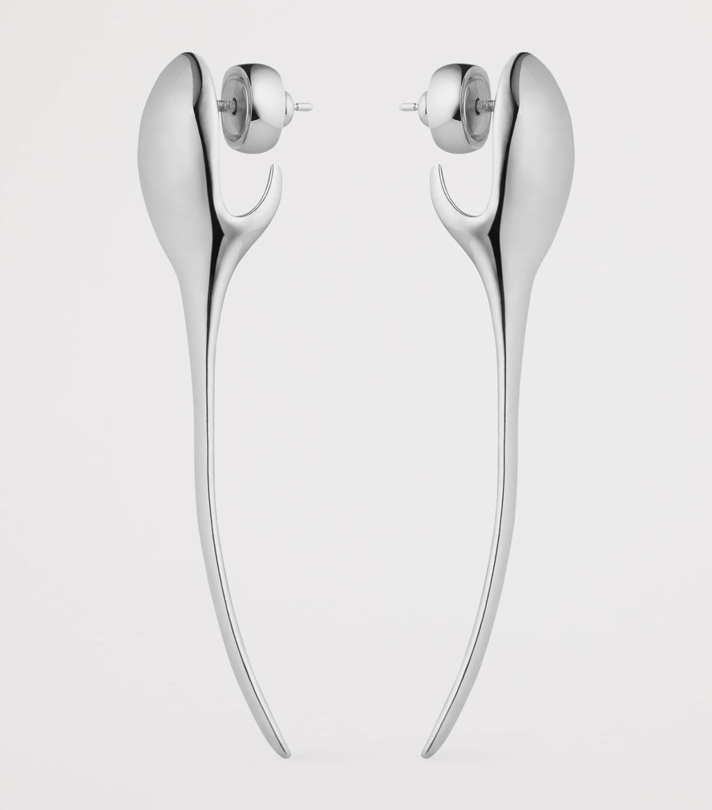 Givenchy spike silver-tone drop earrings, UK version