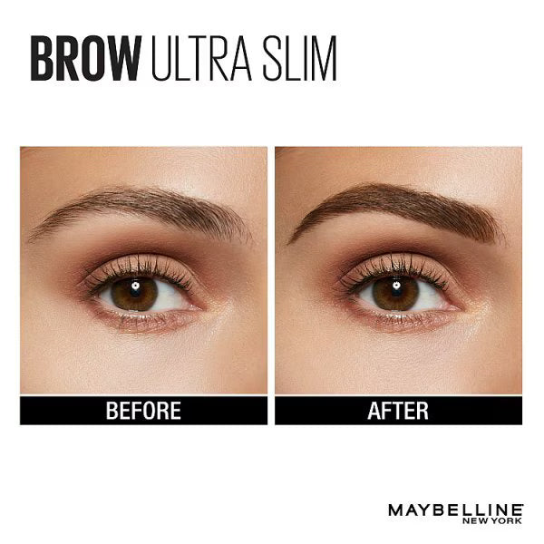 Maybelline Ultra Slim Eyebrow Pencil 07 Black, imported from the UK