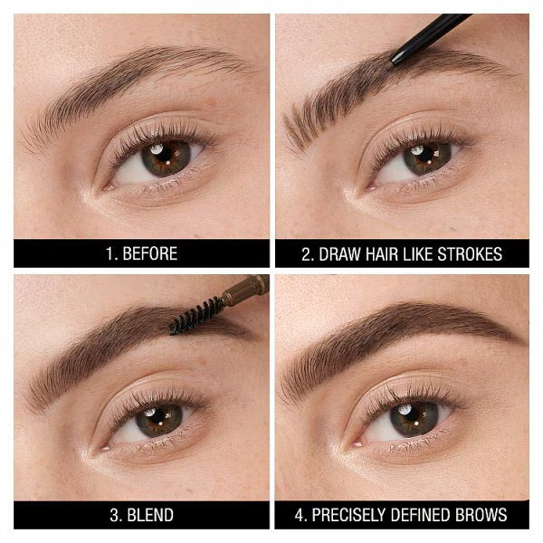 Maybelline Ultra Slim Eyebrow Pencil 07 Black, imported from the UK
