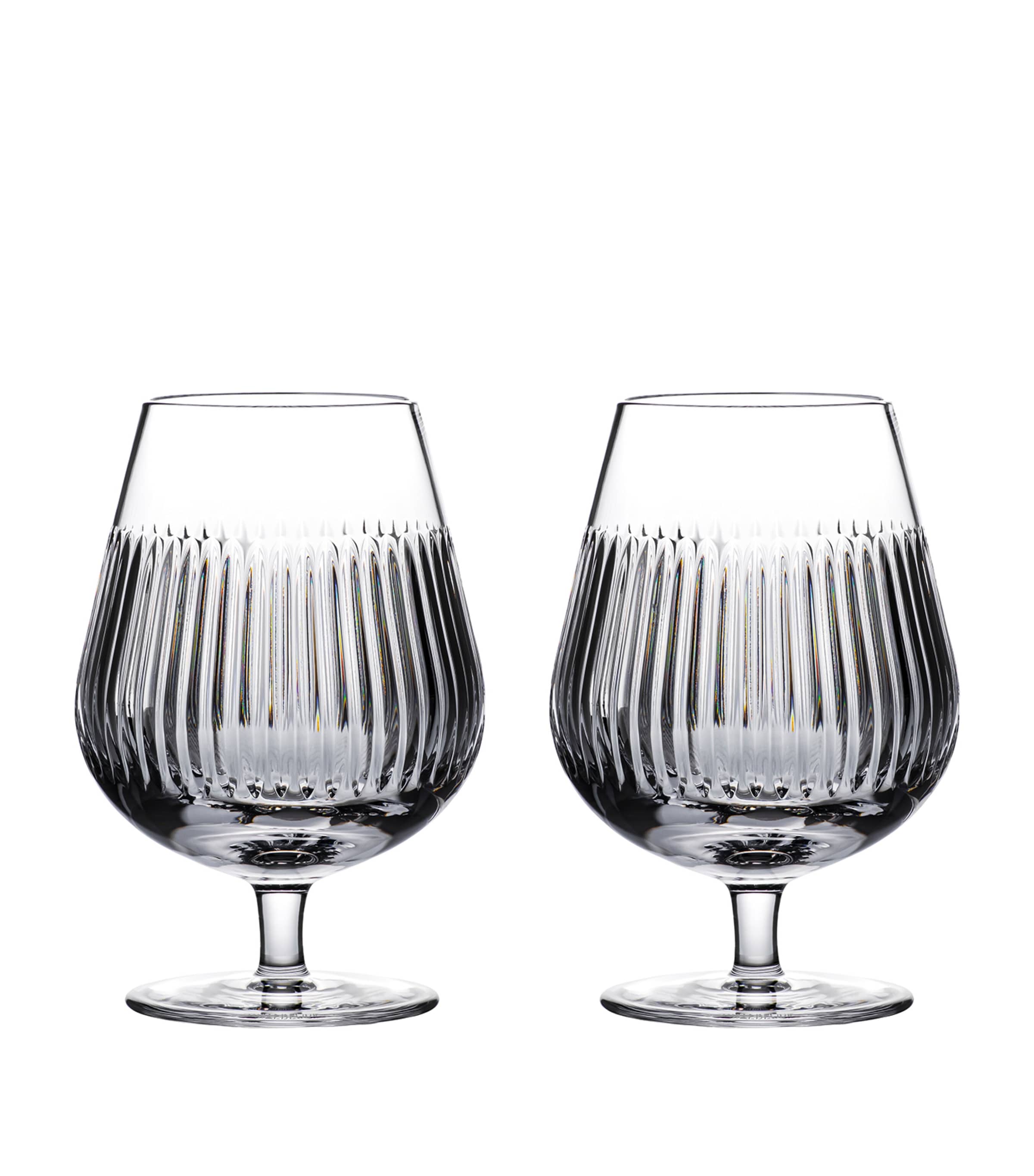 Waterford Connoisseur Aras brandy balloon glasses set of 2 510ml (British brand)