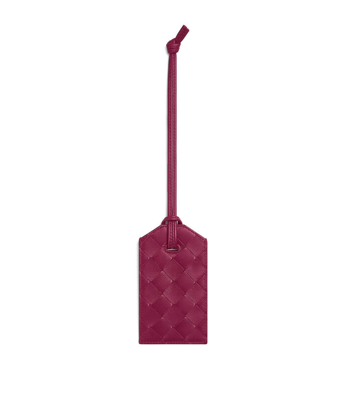 Bottega Veneta Intrecciato Leather Luggage Tag