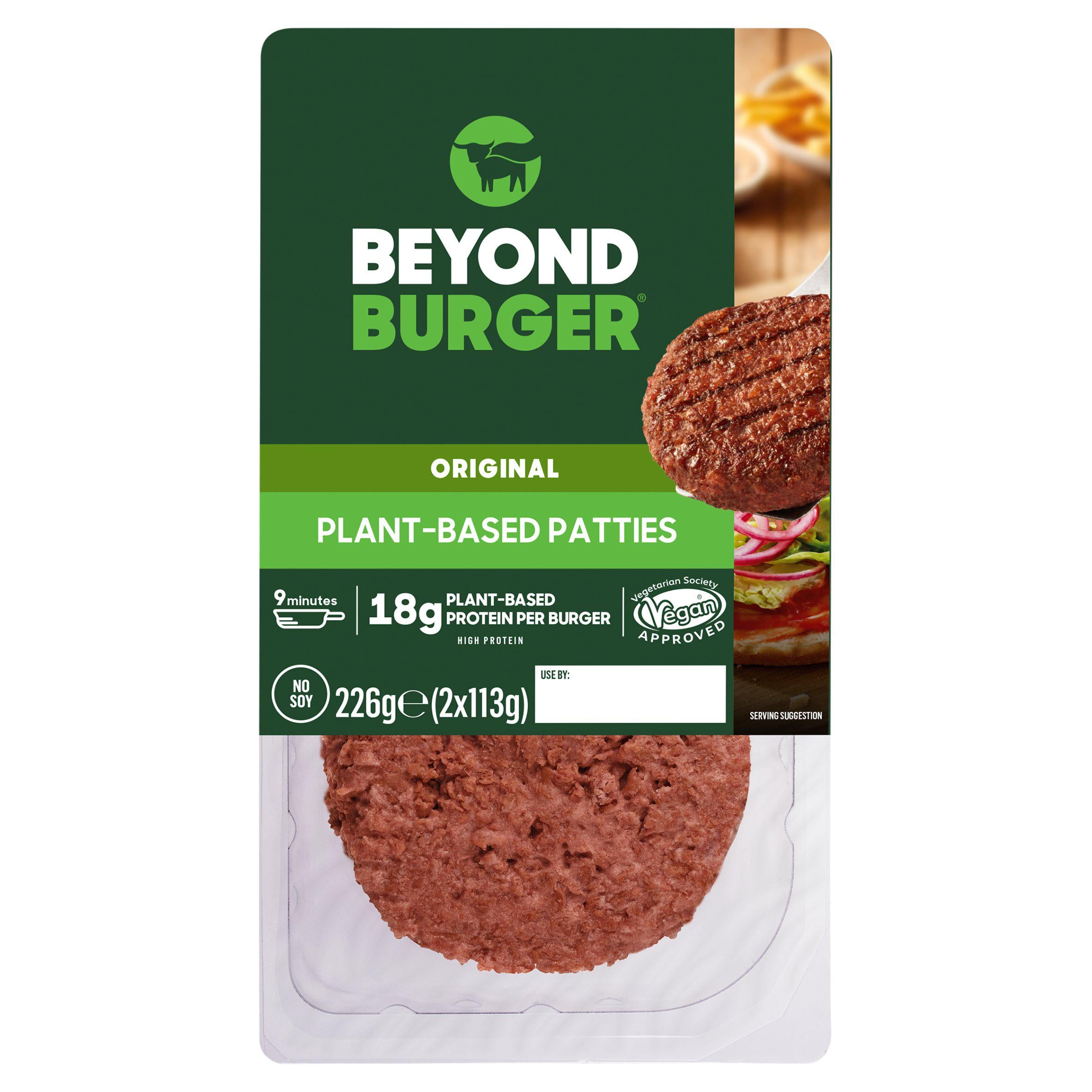 Beyond Meat Plant-Based Burger Patties x2 226g - McGrocer