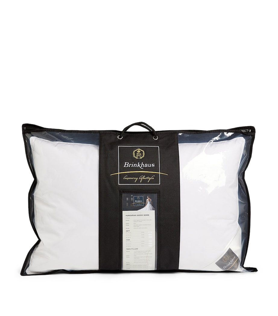Brinkhaus Chateau 2-Chamber down pillow 50cm x 75cm - British product