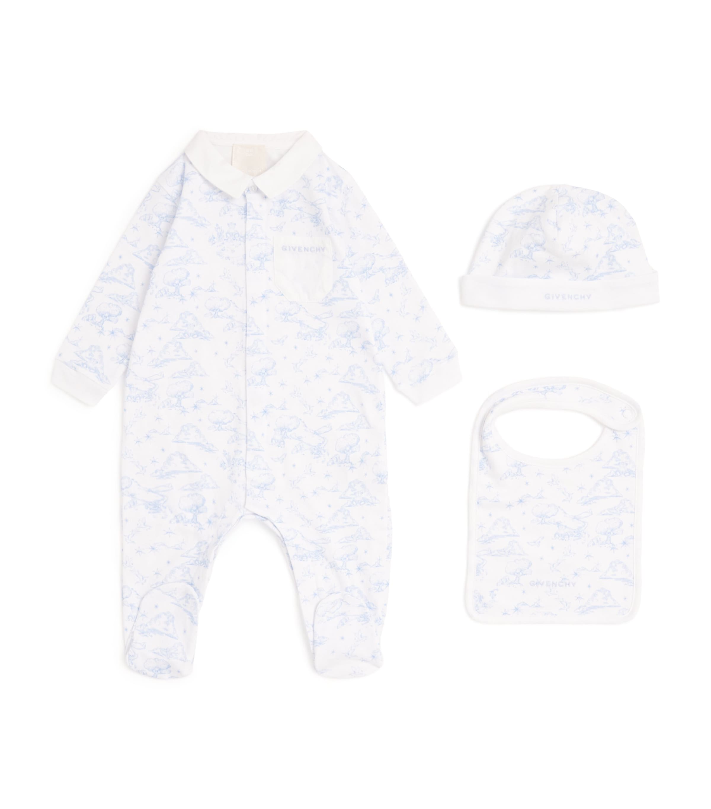 Givenchy Kids all-in-one set with hat and bib, 1-18 months - British product