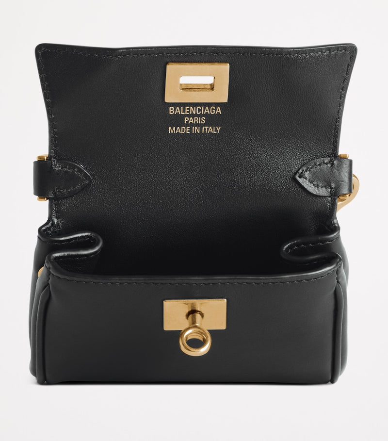 Balenciaga micro bag charm with gold-tone hardware - British product