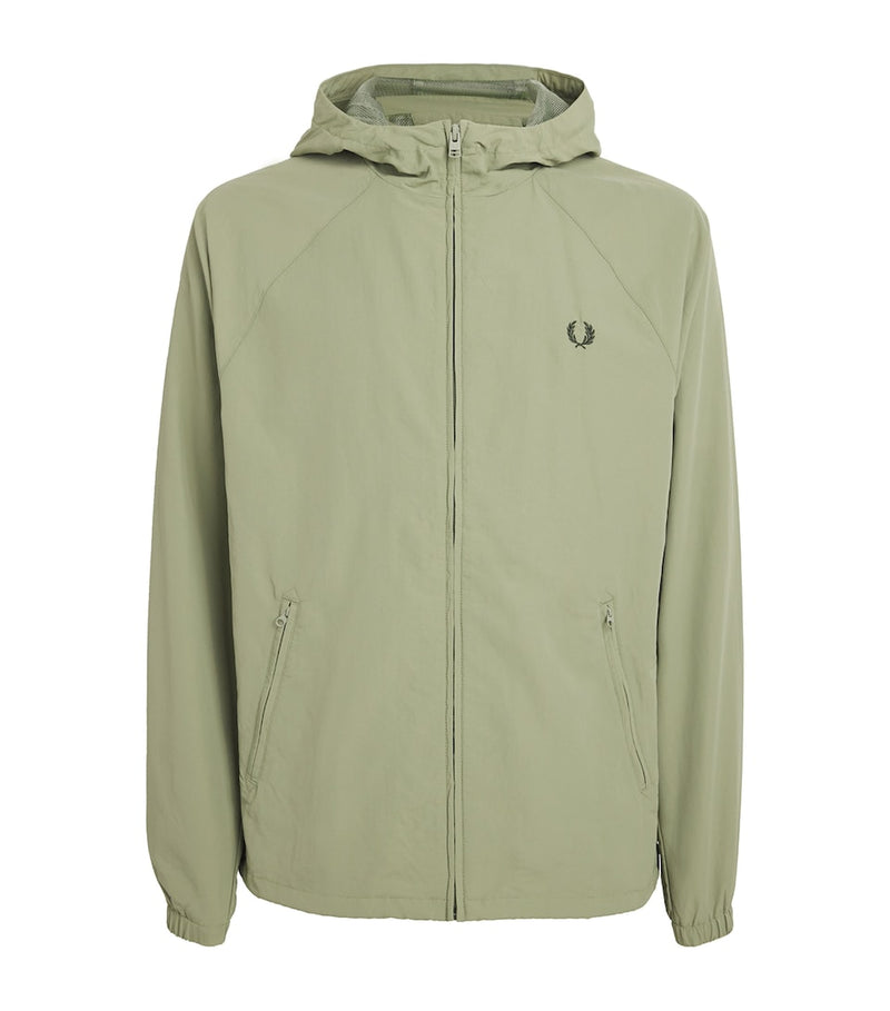 Men's Hoodie with Logo Patch on Sleeve