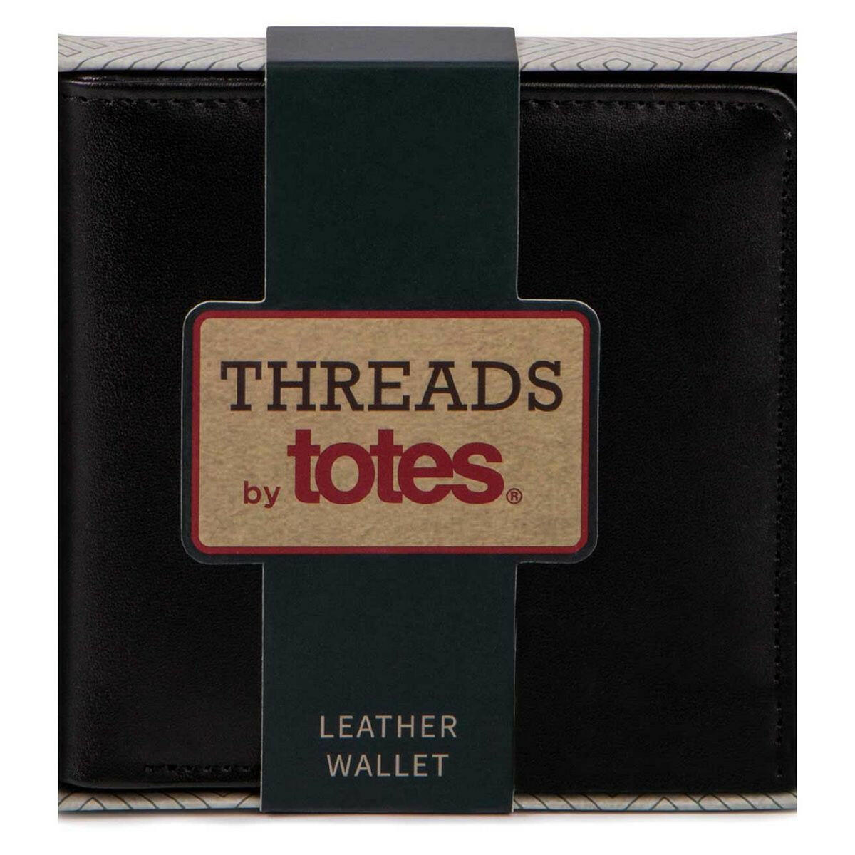 Threads by Totes Black Leather Wallet GOODS Boots   