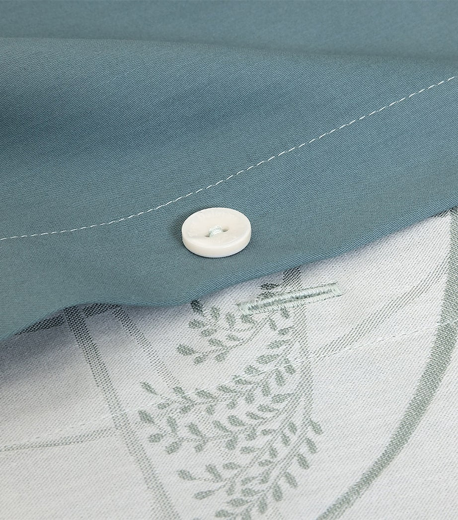 Yves Delorme double duvet cover in organic cotton sateen 200cm x 200cm (British brand)