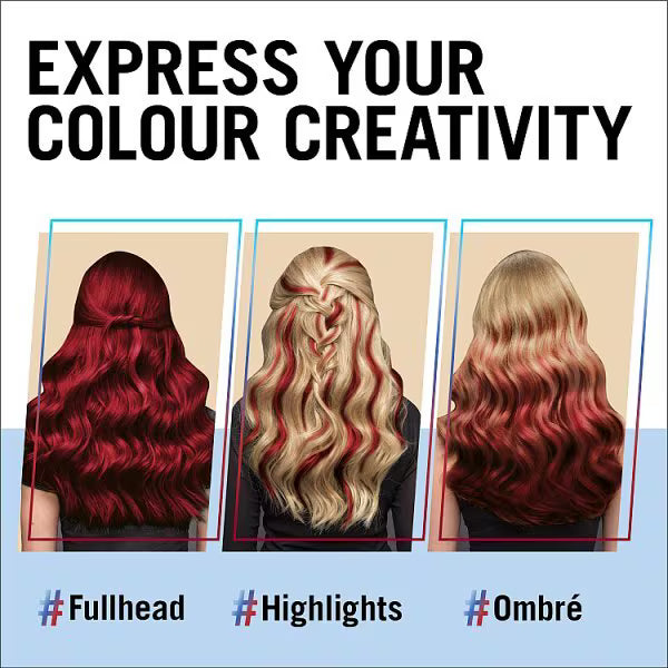 Schwarzkopf Live Colour Dark Red semi-permanent hair dye, UK version