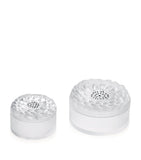 Lalique Crystal Dahlia jewellery box, UK version